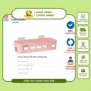 Khay Đựng Đồ Dán Tường Phòng Tắm Nhà Bếp Nhựa Việt Nhật - 5701