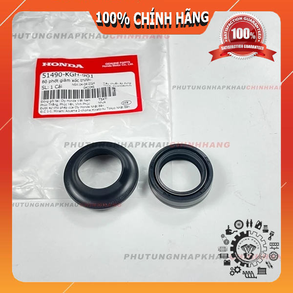 Phốt phuộc trước Air Blade AB, Vario Click, Vision 110, Future, Wave chính hãng, Phớt dầu thụt nhún 