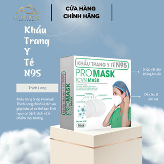  Khẩu trang y tế THỊNH LONG N95 Promask vải dày ôm sát giúp kháng khuẩn lọc bụi và chống giọt bắn 