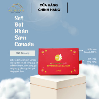 Set 2 bột nhân sâm CND Ginseng giúp bồi bổ cơ thể và tăng cường sức khỏe - Agari House