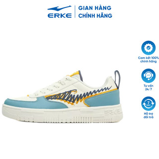 Giày thời trang thể thao sneaker nam ERKE đế bằng phong cách trẻ trung năng động 51121101108-001
