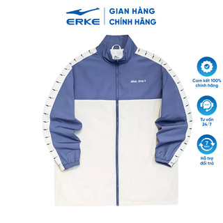 Áo khoác gió nữ WINDBREAKER ERKE áo khoác gió phong cách thể thao, chất liệu cao cấp 12222301169