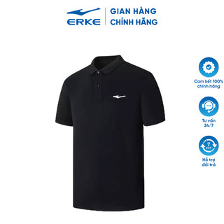 Áo phông nam ERKE áo polo nam phong cách cổ điển chất liệu cao cấp 11223203183