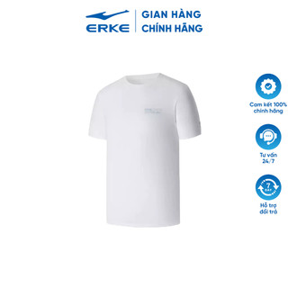 Áo phông thể thao nam TENNIS ERKE cổ tròn chất liệu thoáng mát cao cấp 11223201023