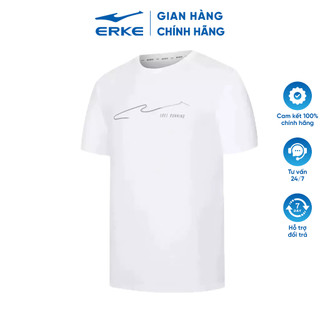 Áo phông thể thao chạy bộ nam ERKE-Running chất liệu thoáng khí 11223302100