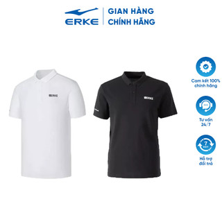 Áo phông nam ERKE áo phông tennis co giãn bốn chiều siêu thâm hút mồ hôi 11223203024