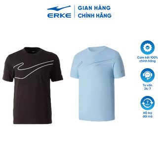 Áo thun thể thao nam ERKE chất liệu thoáng mát, thấm hút mồ hôi tốt 11223202173