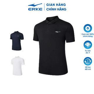 Áo polo thể thao nam ERKE chất liệu cao cấp, thoáng mát 51224203002
