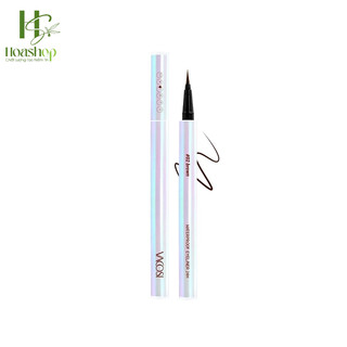 Kẻ mắt nước không trôi 24h VACOSI Waterproof Pen Eyeliner (Black)