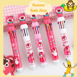 Bút bi hoạt hình 10 ngòi 0,5mm, bút bi 10 ngòi mực gel, bút bi văn phòng, bút bi hoạt hình