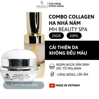 [CHÍNH HÃNG] Bộ đôi nhả nám COLLAGEN HA MH Beauty Spa, Serum nhả nám, Kem nhả nám, Mờ tận gốc nám, Cấp ẩm, Căng bóng da