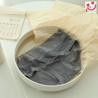 Combo 5 quần lót su lụa cạp phối ren tim mềm mại (quần ren tim)