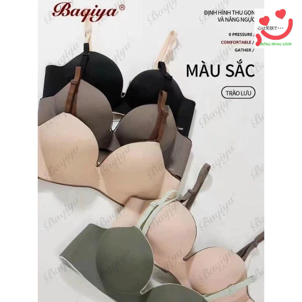 (Tăng size) Áo lót đúc su non không gọng , đệm mút đẩy 3cm vừa dành cho ngực nhỏ và lép