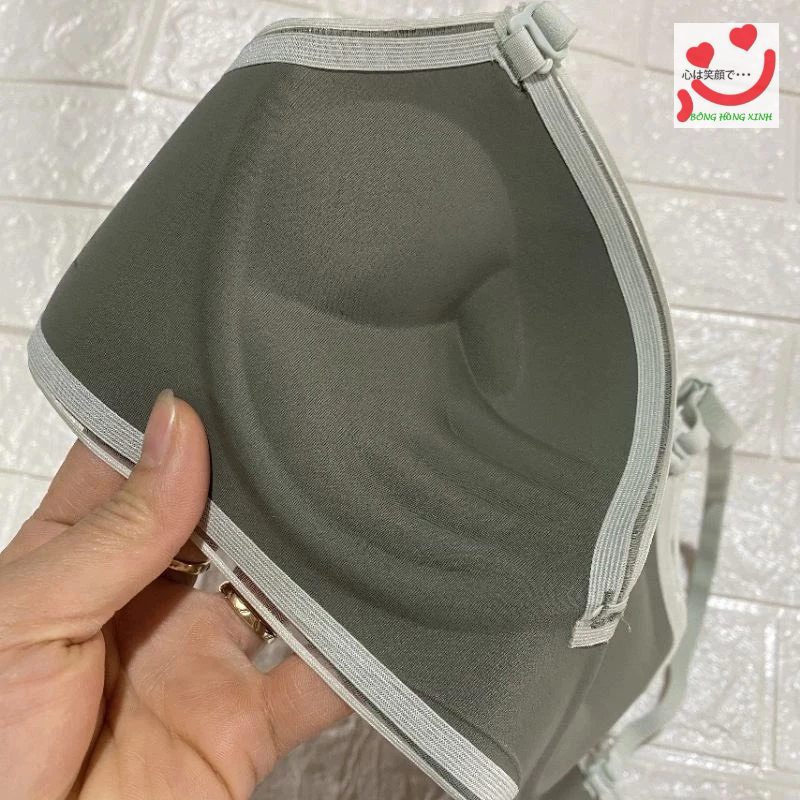 (Tăng size) Áo lót đúc su non không gọng , đệm mút đẩy 3cm vừa dành cho ngực nhỏ và lép