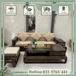 Ảnh thực tế kèm video sofa văng đơn đùi gà cho phòng khách nhỏ sofa đẹp gỗ sồi nga