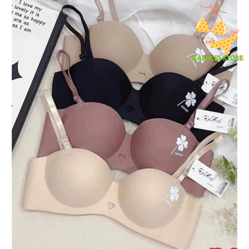 Áo ngực cúp ngang, áo lót su đệm 2cm nâng ngực dành cho V1 nhỏ lép