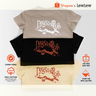 Áo thun nữ baby tee, áo thun cotton nắng quá xám rêu tshirt - lew lew