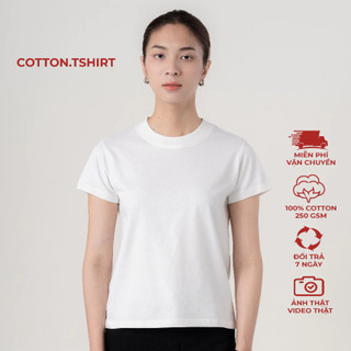 Áo thun nữ baby tee, áo thun trơn cotton BASIC TEE Tshirt
