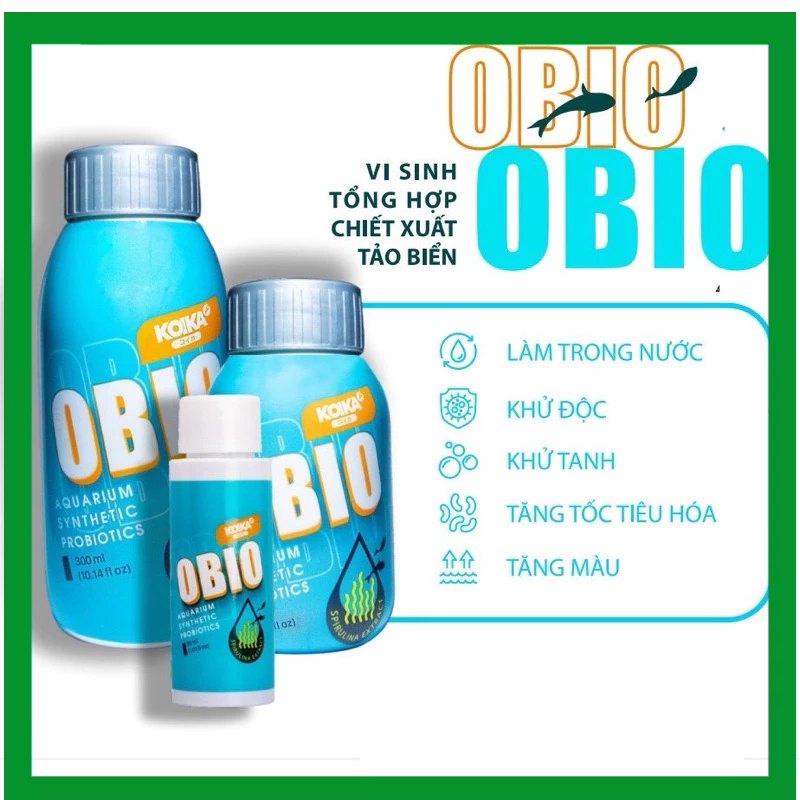 Men vi sinh Tổng hợp OBIO vi sinh cao cấp dành cho cá
