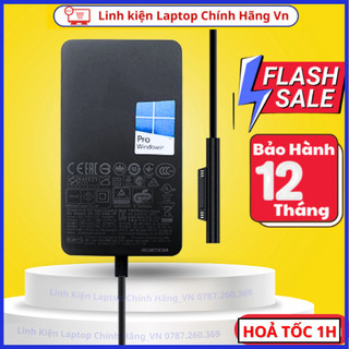 Sạc Laptop Surface pro 3 4 5 6 7 8 65w 15v 4a surface book surface Laptop 1 2 3 New 100% Bảo Hành 12 Tháng 1 Đổi 1 Linh