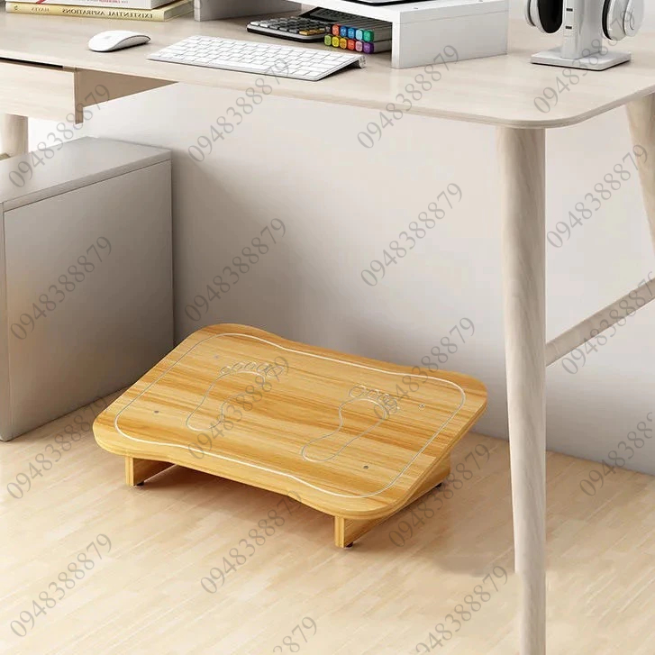 Ghế chống trượt ghế công thái học ghế kê chân kệ để chân văn phòng ghế làm nail gỗ MDF bền đẹp dễ lắp ráp NSD Furniture