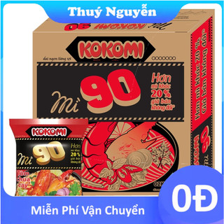 Mì kokomi đại 90 tôm chua cay gói - thùng 30 gói x 90g sp9