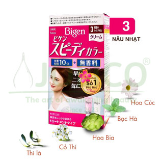 Thuốc nhuộm tóc bigen nhật, phủ bạc - hàng chính hãng công ty