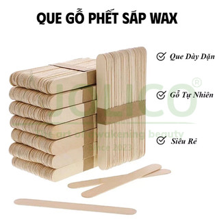Que gỗ wax lông, trộn kem, trộn mạt nạ trong spa.