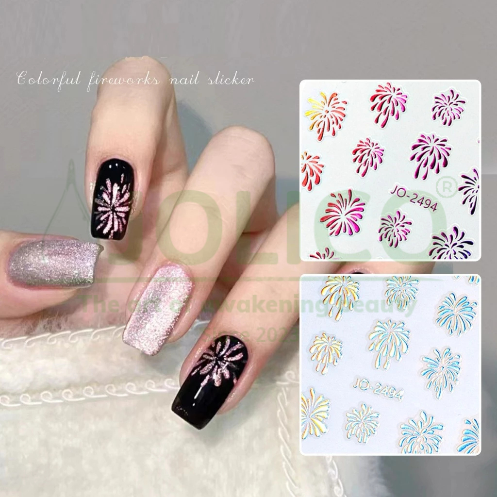 Sticker Dán Móng JOYFUL Hình Pháo Hoa - Sticker FireWork [DỤNG CỤ TRANG TRÍ NAIL]