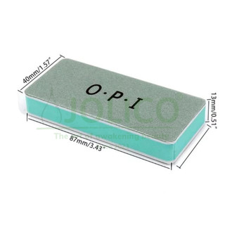 Buffer 2 Mặt OPI Xanh, Phao Đánh Bóng Móng [Phụ Kiện Nail]
