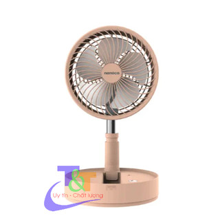 Quạt sạc gấp gọn nanoco nff1618wmàu trắng,nff1618p