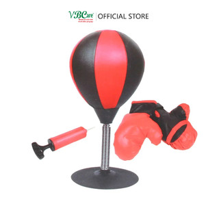 Bộ đồ chơi boxing VBC-D821-8 cột bõing, găng tay, đồ bơm hơi giúp bé phát triển khả năng tự vệ