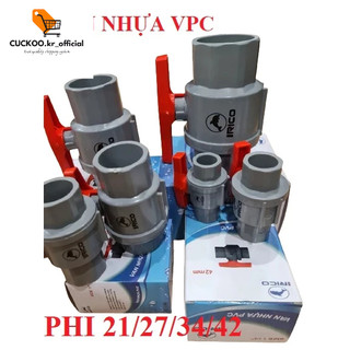 Van nhựa khoá ống nước pvc 21,27,34,,42,48