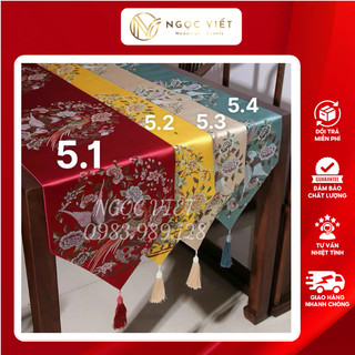 Khăn trải giữa bàn , khăn gấm, khăn trải bàn