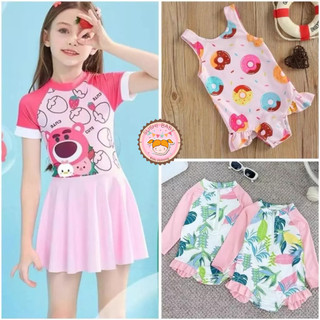 Đồ bơi liền thân nhiều họa tiết xinh xắn cho bé gái