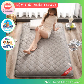 Nệm ngủ văn phòng gấp gọn êm ái , nệm ký túc xá , nệm trải sàn 5cm ĐỦ SIZE - Thương hiệu TAKARA