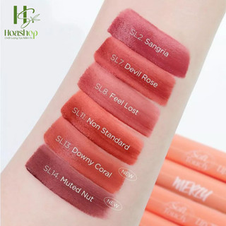 Son Kem Siêu Lì, Siêu Mịn Môi Merzy Soft Touch Lip Tint 3g