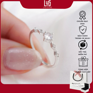 Nhẫn bạc nam nữ lys silver ring fullbox 8247- nhẫn bạc s925