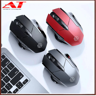 Chuột không dây máy tính Inphic PM6 gaming, văn phòng sạc pin kết nối Bluetooth và Wireless 2.4G-AT