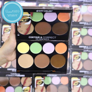 BẢNG TẠO KHỐI VÀ CHE KHUYẾT ĐIỂM CITY COLOR CONTOUR AND CORRECT CREAM 7ô