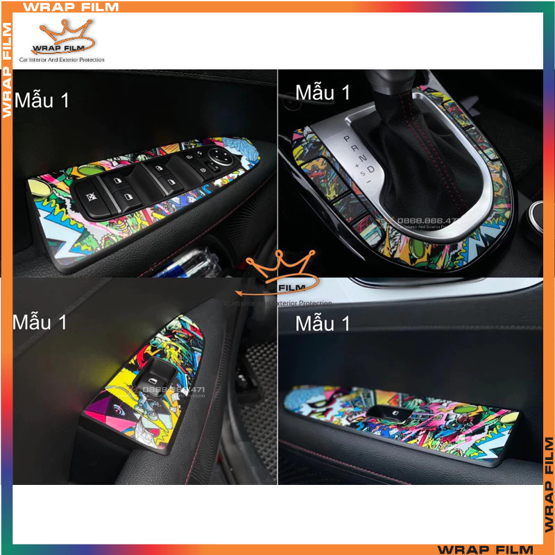 Bộ decal trang trí nội thất Cerato, k3