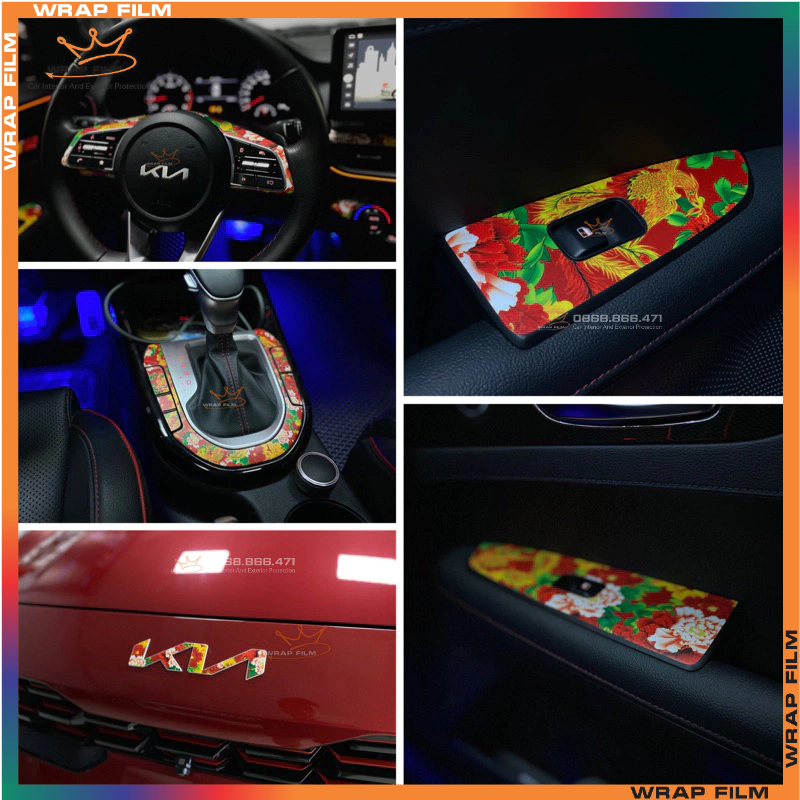 Bộ decal trang trí nội thất Cerato, k3