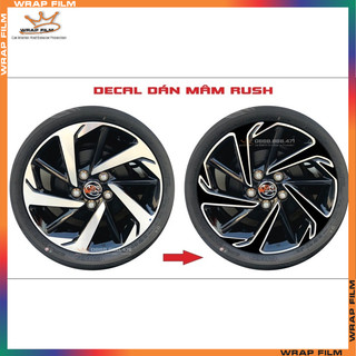 Decal Dán mâm Rush
