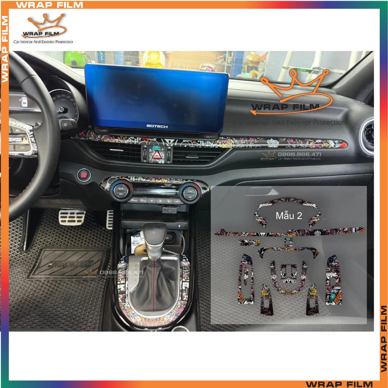 Bộ decal trang trí nội thất Cerato, k3