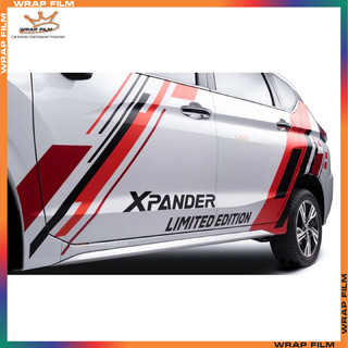 Tem trang trí sườn xe Xpander-Tặng gạt dán