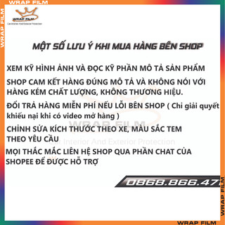 Tem trang trí sườn xe Xpander-Tặng gạt dán