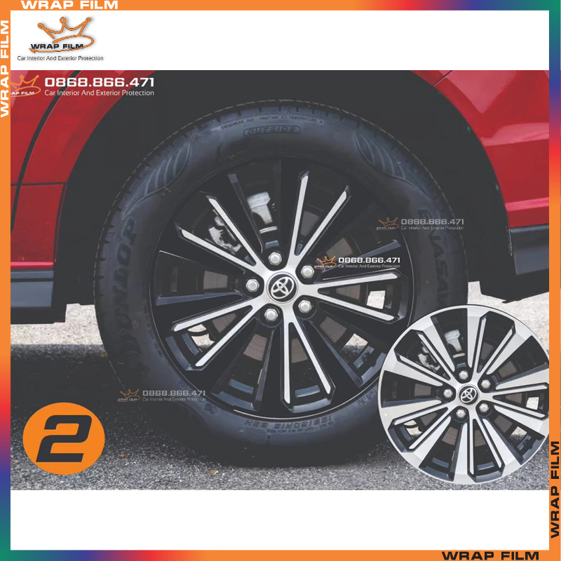 Decal dán mâm Toyota Veloz Cross , Avanza Premio