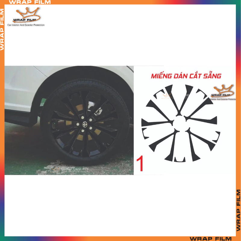 Decal dán mâm Toyota Veloz Cross , Avanza Premio