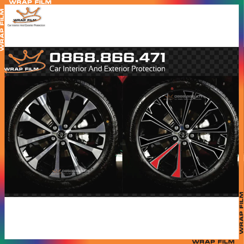 Decal dán mâm Toyota Veloz Cross , Avanza Premio