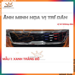 Decal dán mặt calang kia Seltos phản quang 3M